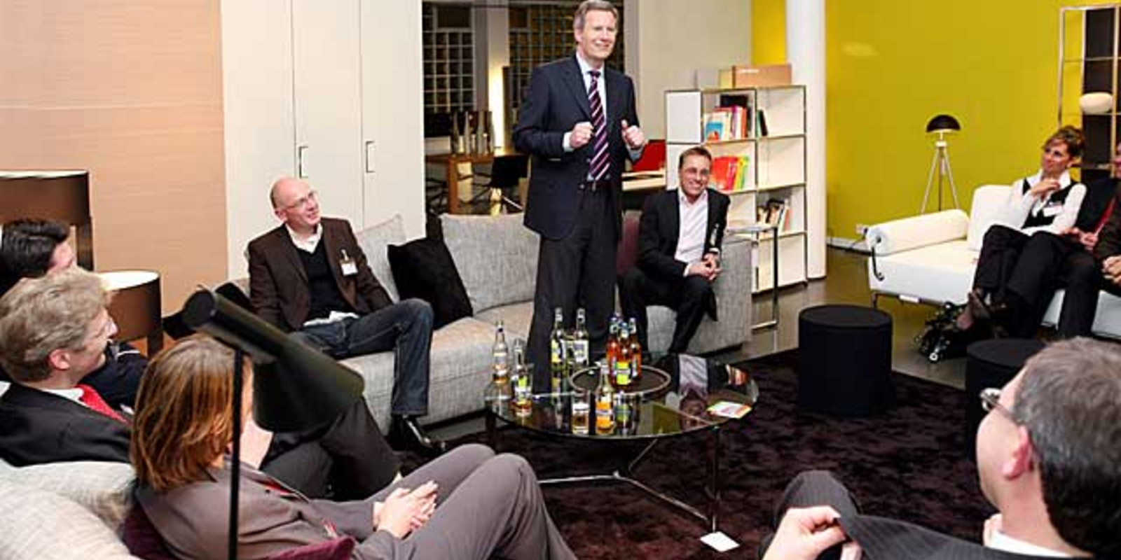 Ministerpräsident Christian Wulff bei pro office in Hannover Bild 14