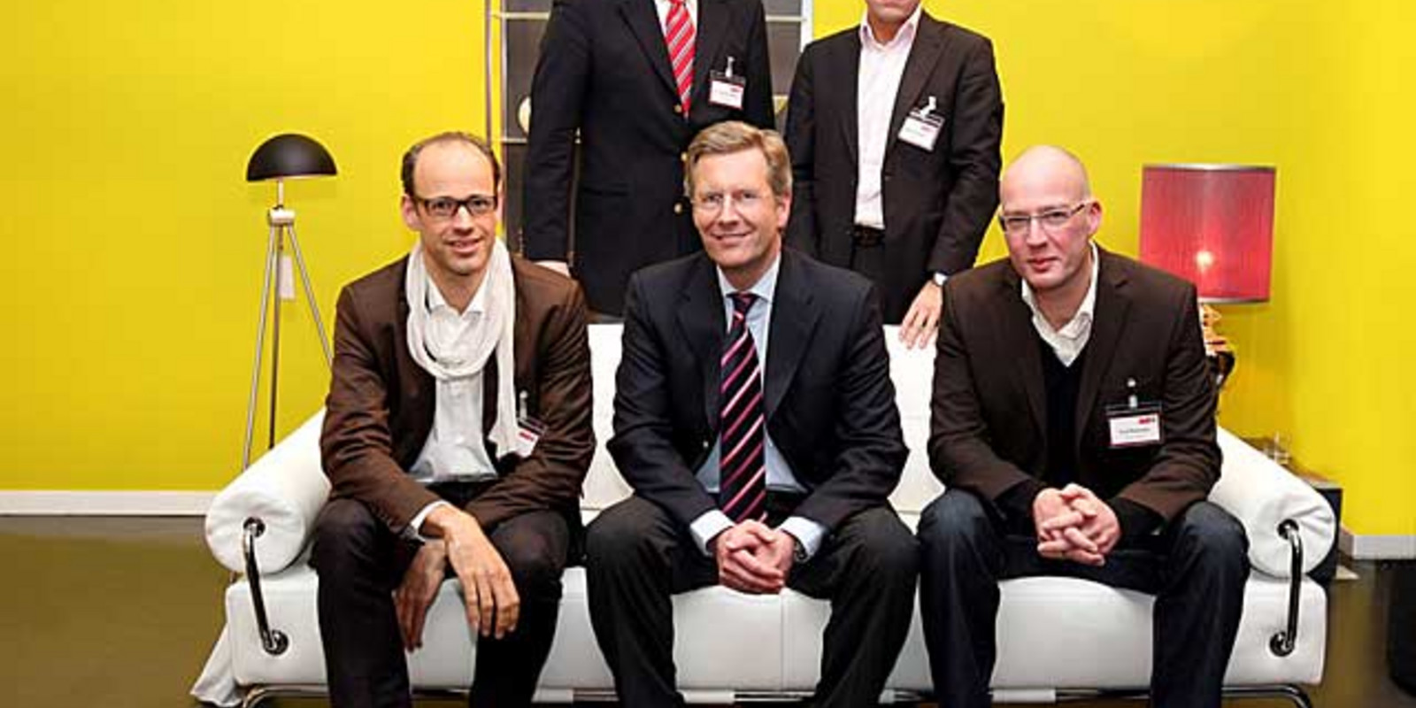 Ministerpräsident Christian Wulff bei pro office in Hannover Bild 0