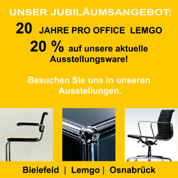 pro office Jubiläums-Sonderverkauf in Bielefeld | Lemgo | Osnabrück 