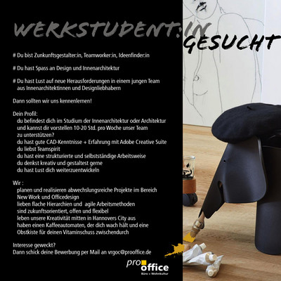 pro office Hannover sucht Werksstudent:in