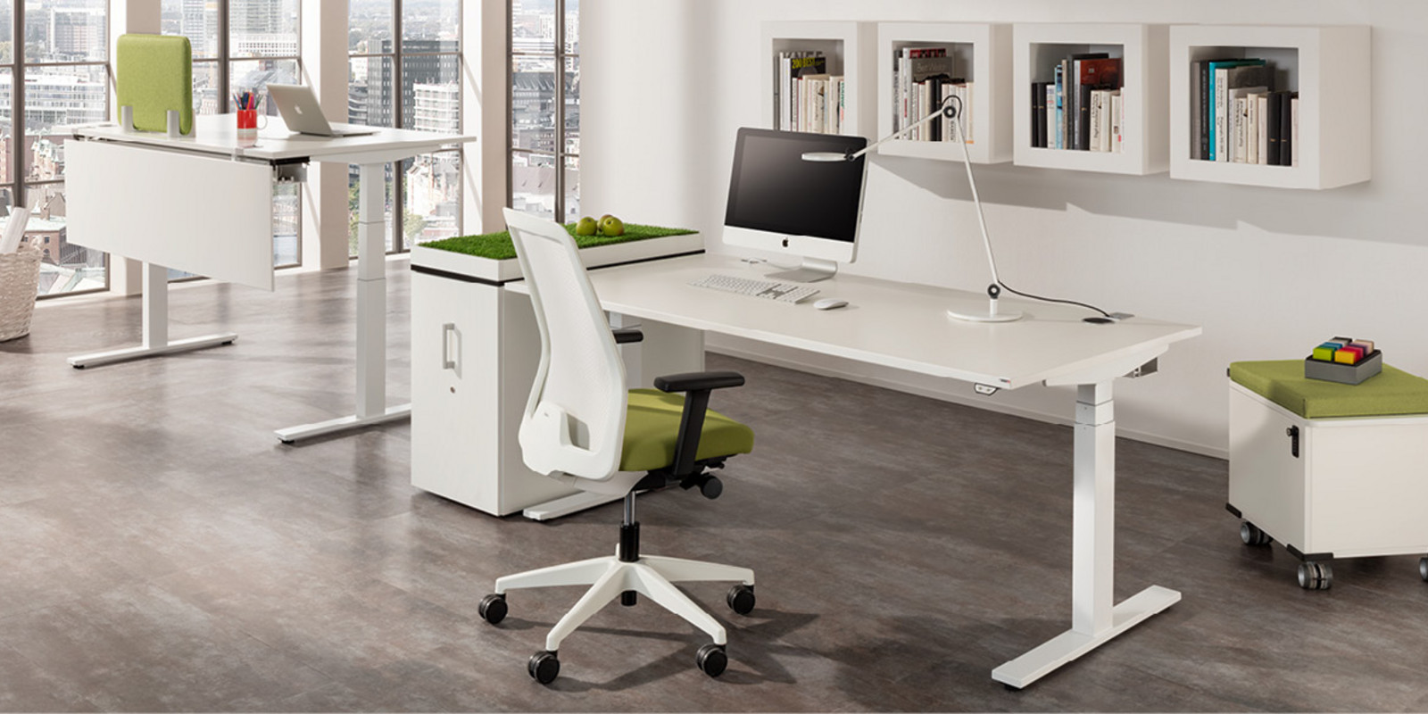 Hält Sie fit auf dem Weg nach oben! Steh-Sitz-Tisch WINEA STARTUP zum Aktionspreis bei pro office Hannover Bild 1