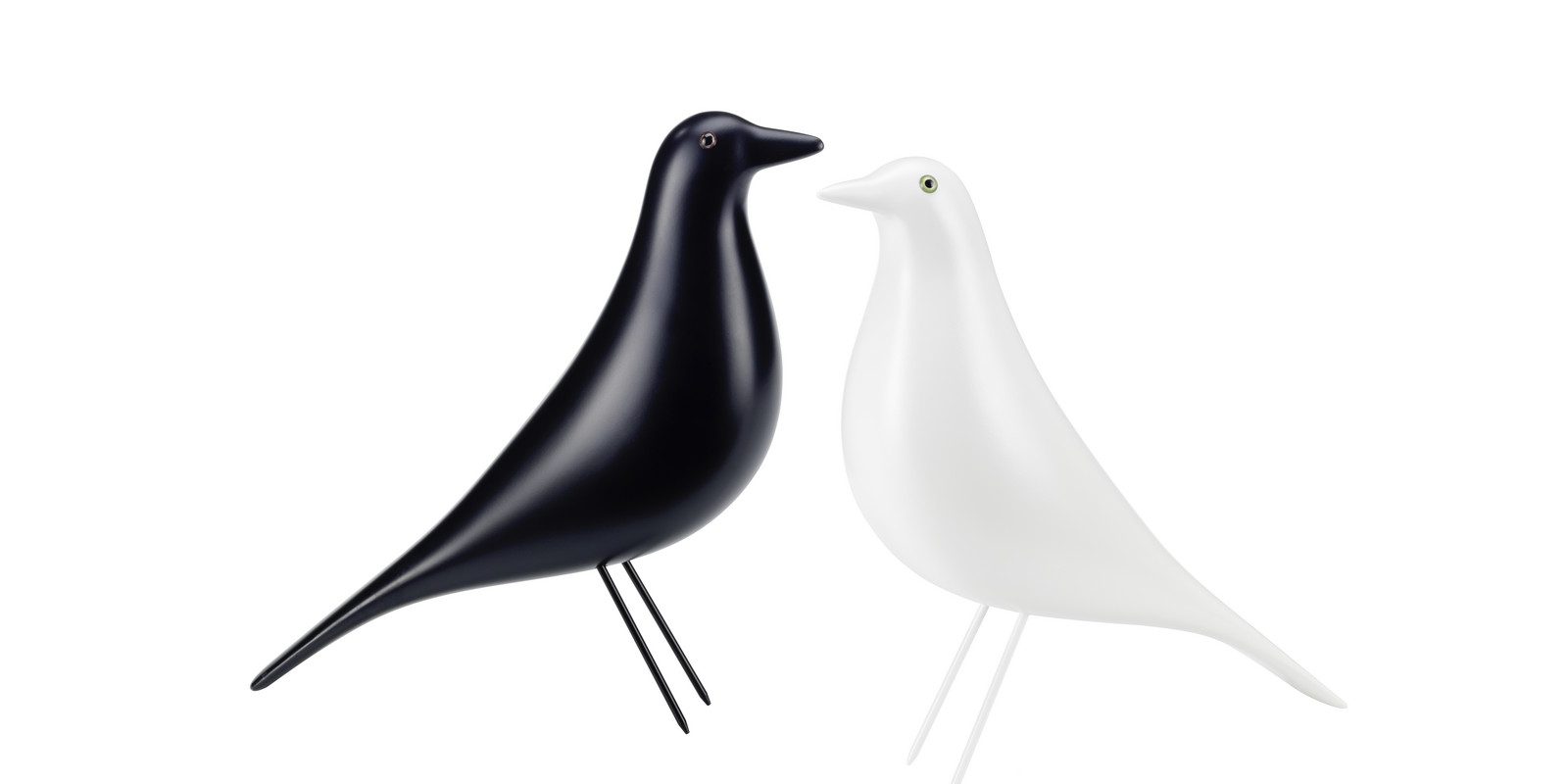 Eames Housebirds in schwarz und weiß Bild 3