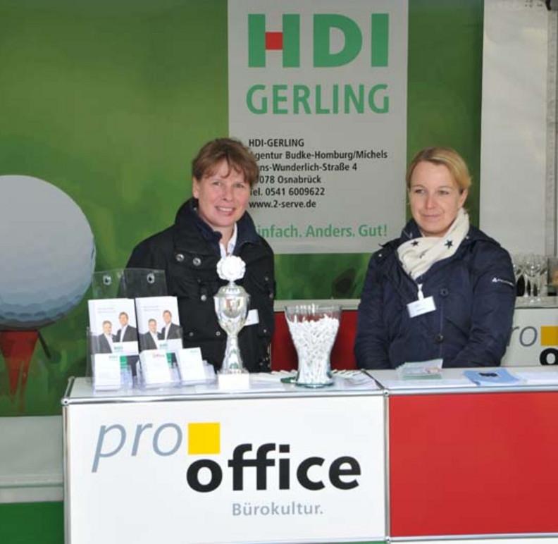 pro office Bürokultur mit HDI Gerling bei Osnabrücker Golftagen 2011 Bild 4