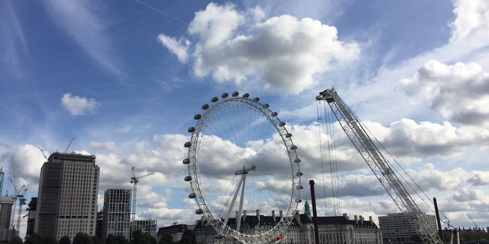 Blick auf das London Eye Bild 13