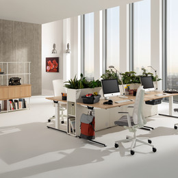 Angebotsauftakt 2023: Steh-Sitz-Tisch WINEA STARTUP 2.0 zum Aktionspreis bei pro office Hannover