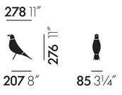 Eames House Bird Maße