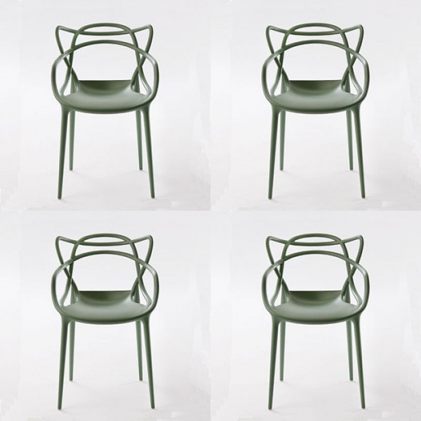 Masters Stuhl von Philippe Starck, 4er Set